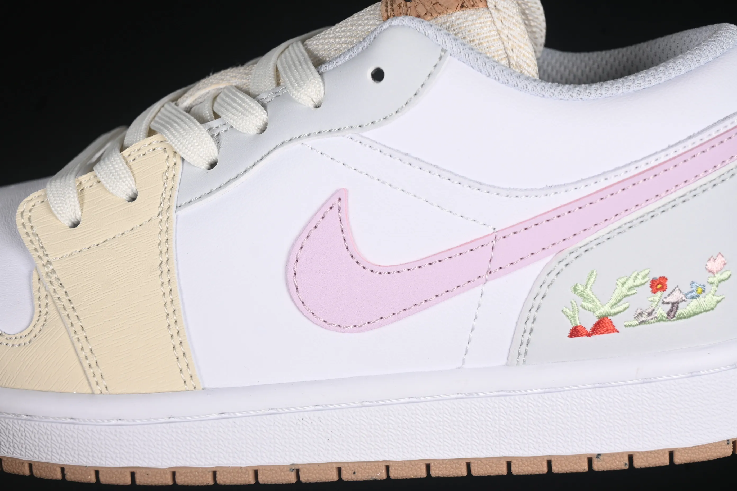 All categories Air Jordan Jordan series basketball shoes Air Jordan 1 Low Air Jordan 1 Low AJ1 Joe 1 plant embroidery low-top cultural leisure sports sneakers IB8861-151